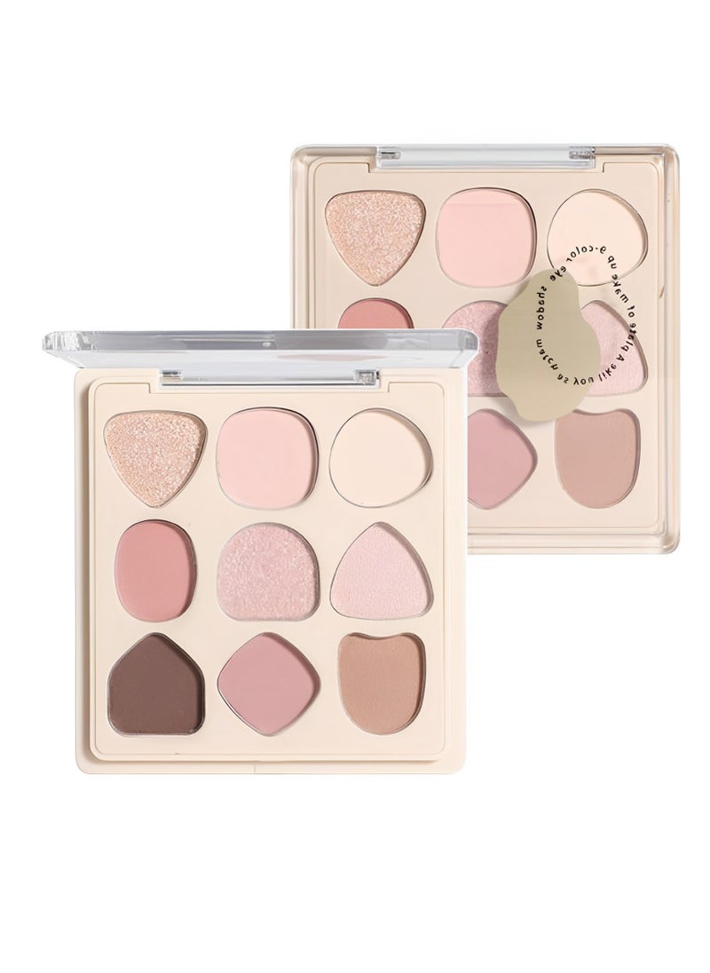 Eye Shadows Palette for Women, 9 Shades Soft Pink Eyeshadow, Nude Blendable Eye Shadow, Matte Shades, Waterproof Long Lasting Quick Drying Nude Eyeshadow, Everyday Natural Look For Women Girls - pzsku/Z935AF9AE89809E144FB3Z/45/_/1712654577/09b6f9f2-2a20-4ed9-ba7b-f9cb3e9e7364