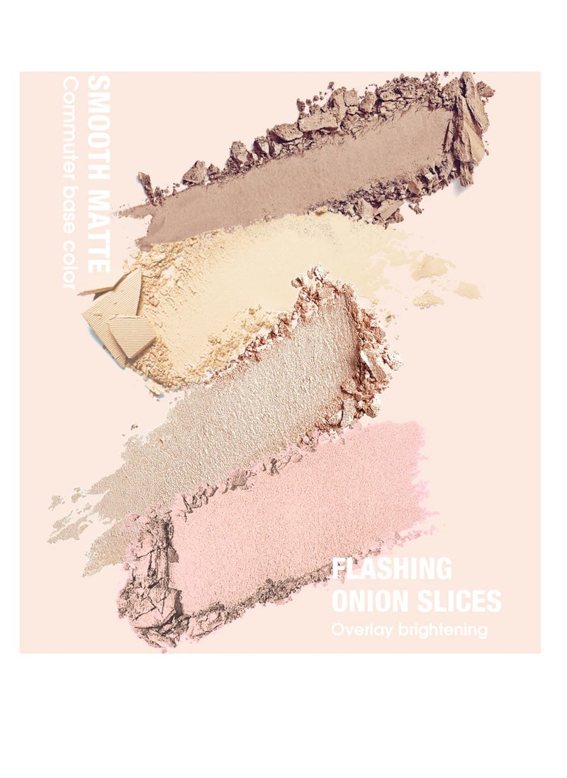 Excefore - Eye Shadows Palette for Women, 9 Shades Soft Pink Eyeshadow, Nude Blendable Eye Shadow, Matte Shades, Waterproof Long Lasting Quick Drying Nude Eyeshadow, Everyday Natural Look For Women Girls - Image 1