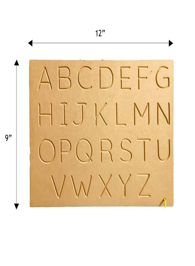 RCW Wooden Tracing Board for Kids Educational Learning Toys with Pencil Educational Letter Slate Writing Practice Board for 2+ Years Old Kids Ginti 1-20, Gujarati Ka KHA & Capital (Set of 3) - Image 4