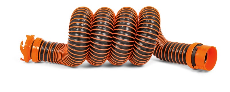 Camco Camco RhinoEXTREME 5-Foot Camper/RV Sewer Hose Kit | Features TPE Technology for Abrasion Resistance and Crush Protection | Includes Pre-Attached Rhino Swivel Fittings (39865) - Image 1