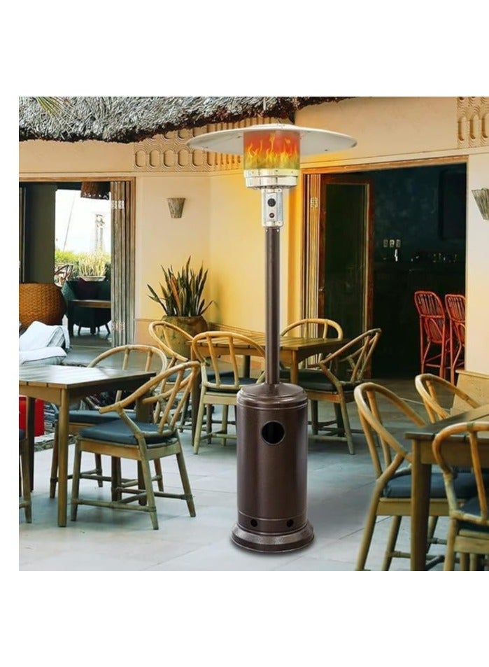 Gas Patio Heater – Outdoor Propane Heater with Overheat Protection | Standing Heater with Wheels | Ideal for Garden, Patio & Garage - Image 2
