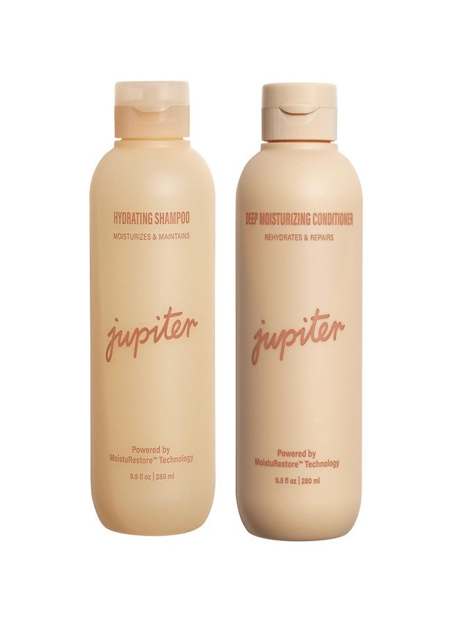 Jupiter, Physician-Formulated Moisture Boost Duo: Hydrating Shampoo & Conditioner, for Dry, Itchy, Tight Scalp, Vegan, Sulfate-Free, Color-Safe, & Paraben-Free, Deep Moisturizing Shampoo & Conditioner - Image 1