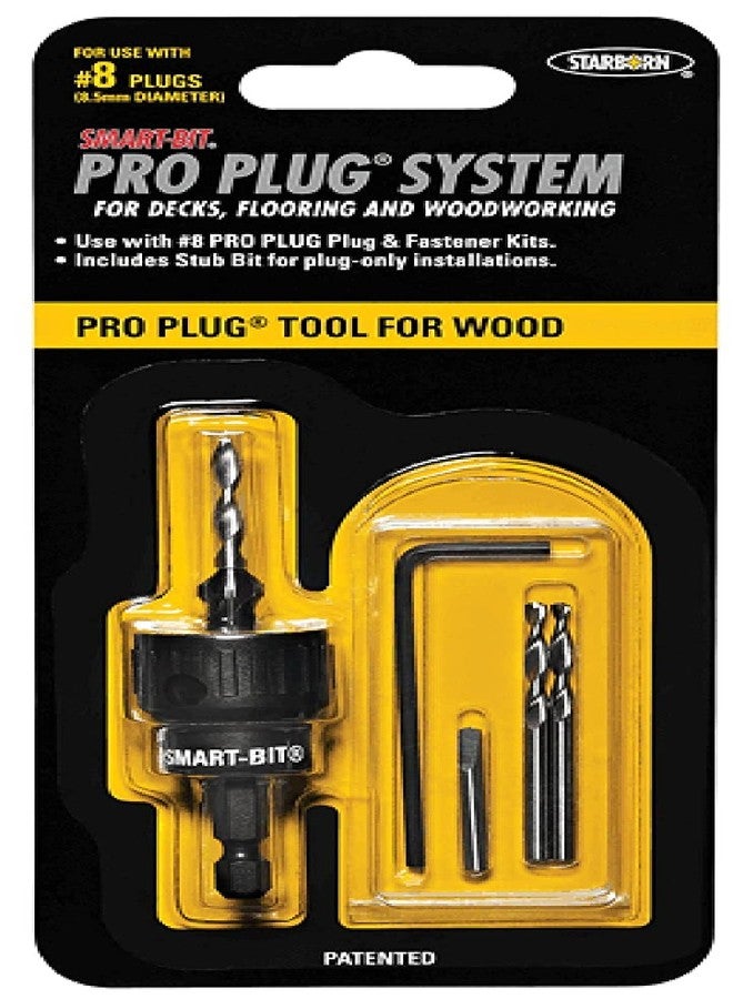 Starborn Industries Smart-Bit Pro Plug System Countersink Drill Bit Tool for Wood Decks, Flooring, and Woodworking - Image 4