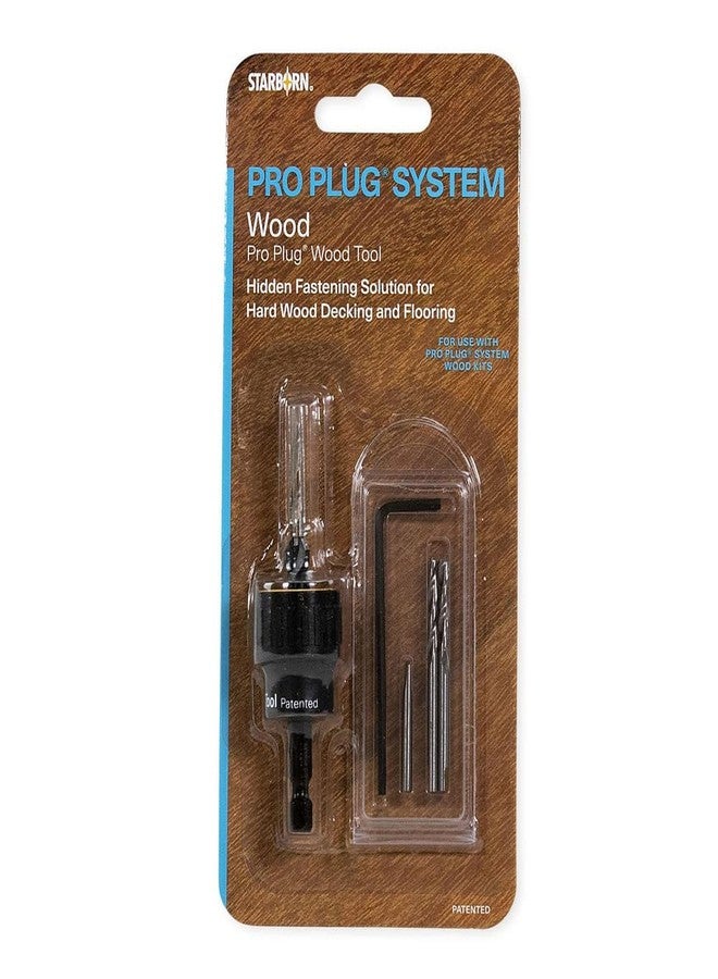 Starborn Industries Smart-Bit Pro Plug System Countersink Drill Bit Tool for Wood Decks, Flooring, and Woodworking - Image 1