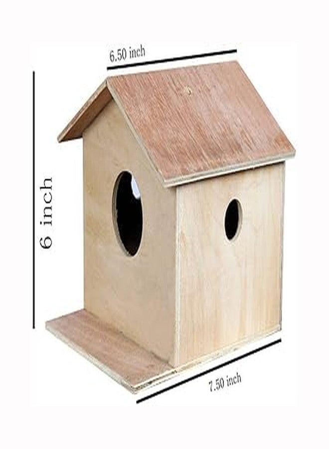 Panchani Bird House for Sparrow, Budgies & Finches with Air Ventilation and Mounting Hook - Image 5