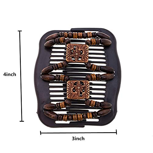 LOVEF Thick Hair Clip Combs - Bun Maker Hair Accessories for Girls and Women - Easy Updo, Doesn't Slide Out, Holds Long or Short Hair - Waterproof (3PCS) - Image 2