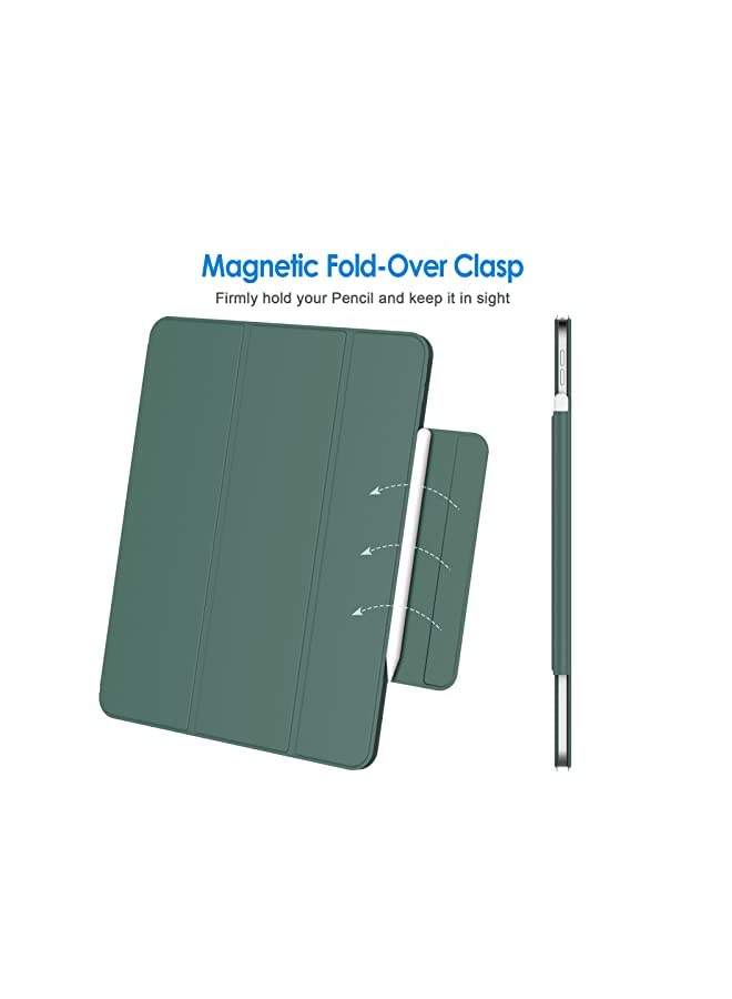 Jetech Magnetic Case for iPad Pro 12.9 Inch 2022/2021/2020/2018 (6th/5th/4th/3rd Generation), Pencil 2nd Charging, Magnetic Attachment, Cover Auto Wake/Sleep (Misty Blue) - Image 5
