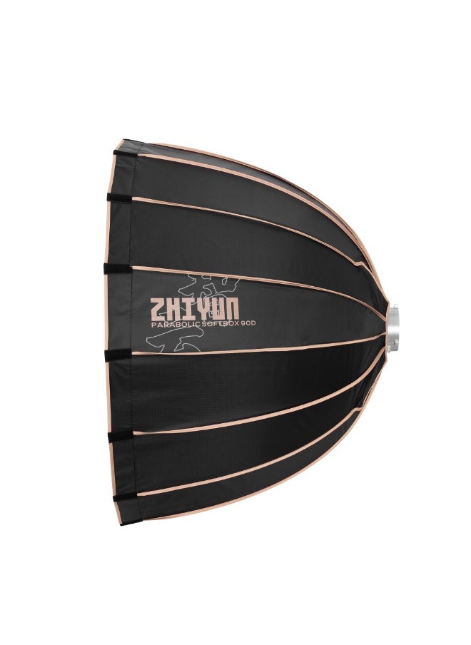 Zhiyun ZHIYUN 35inch/90cm/2.9ft Parabolic Light Softbox Quick Release with Bowens Mount for Photography Studio, Video Recording, Portraits Shooting/ZHIYUN Molus G200/ G300/ B100/ B200/ B300/ B500  - Image 3