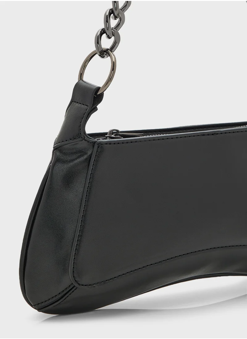 ايلا Chain Detail Slim Shoulder Bag