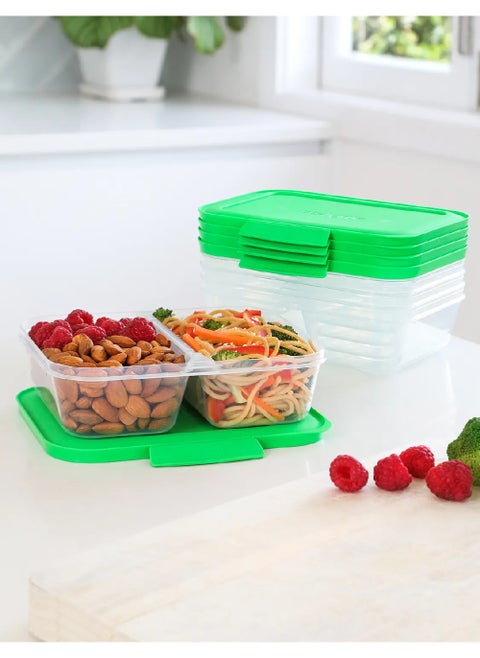 Sistema 870ML Meal Prep Nest IT Set of 5 : Meal Prep Container - Lunch Container - Portable - Leak-proof - BPA-free