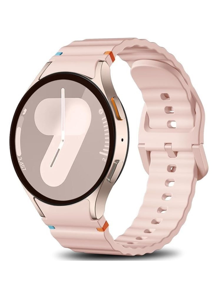 Silicone Watch Band Compatible with Watch 7 FE 6 5 4 40mm 44mm, Watch 6 Classic 43mm 47mm, Watch 5 Pro 45mm, Watch 4 Classic 42mm 46mm - Image 1
