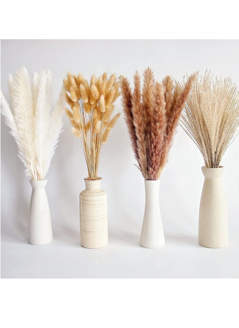 JOMILA 100 PCS Boho Pampas Grass, Naturally Dried Pompas, Pampas Grass Decor for Wedding , Boho Party Decorations, Table Decor  - Image 4