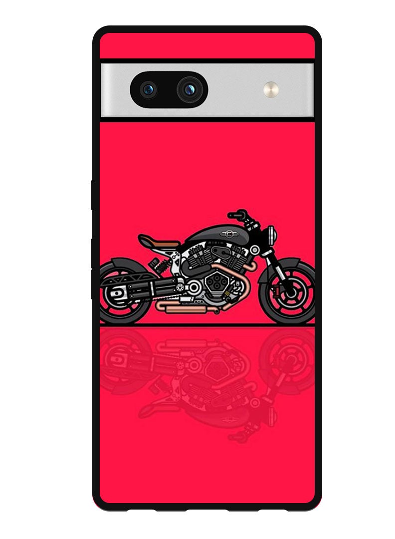 Theodor Protective Case Anti Scratch Shock Proof Bumper Cover For Google Pixel 7a Sports Bike - Image 1