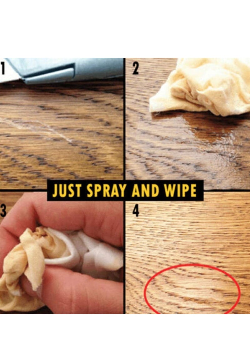 SYOSI 2 Pack fix it for Wood Wood Furniture Repair Scratch Remover Set for Fast Acting Wood Scratch Repair Waxing Refinishing Set Wooden Scratch Remover Spray for Floors Tables Carpenters - Image 3