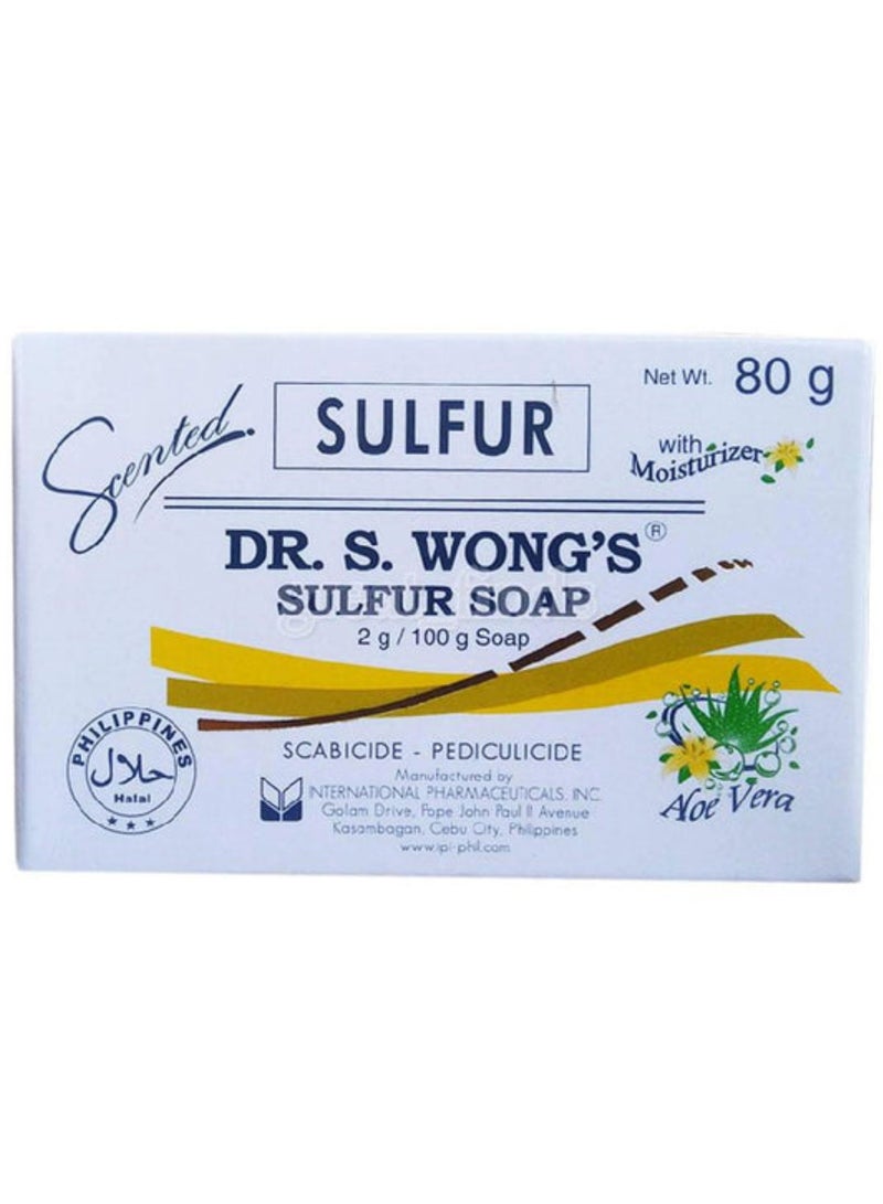 دي آر. أس. وونغ دكتور. إس. وونج صابون الكبريت مع مرطب 80 جرام