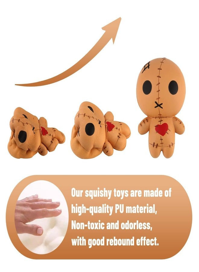 Anboor 4.7 Inches Voodoo Dolls Squishies Ghost Doll Halloween Kawaii Soft Slow Rising Scented Squishies Stress Relief Kids Stress Relief Kid's Toys - Image 2