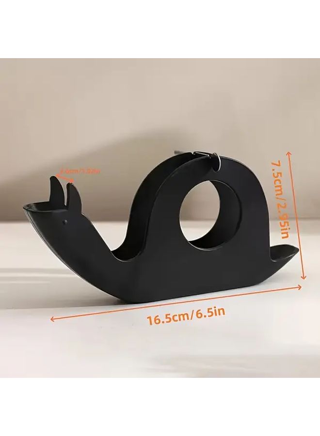 White Snail Shaped Mosquito Coil Holder ABS Plastic Tray - Image 3