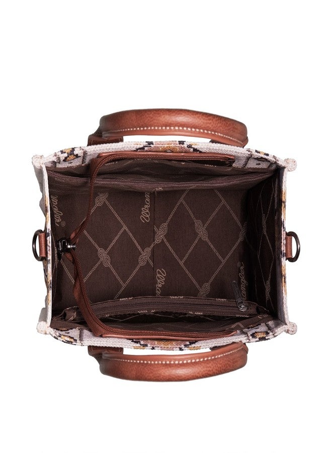 Wrangler Purse for Women Boho Aztec Tote Bag Hobo Shoulder Top Handle Handbags with Wide Guitar Strap Fall Collection Gift XY6 WG2202-8120SCF - Image 5