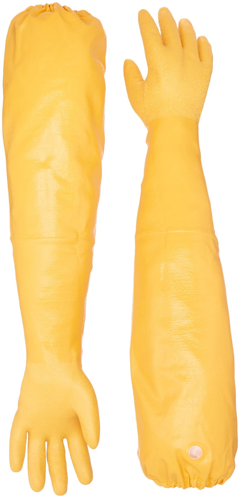 Showa Atlas 772 M Nitrile Elbow Length Chemical Resistant Gloves 26 Yellow