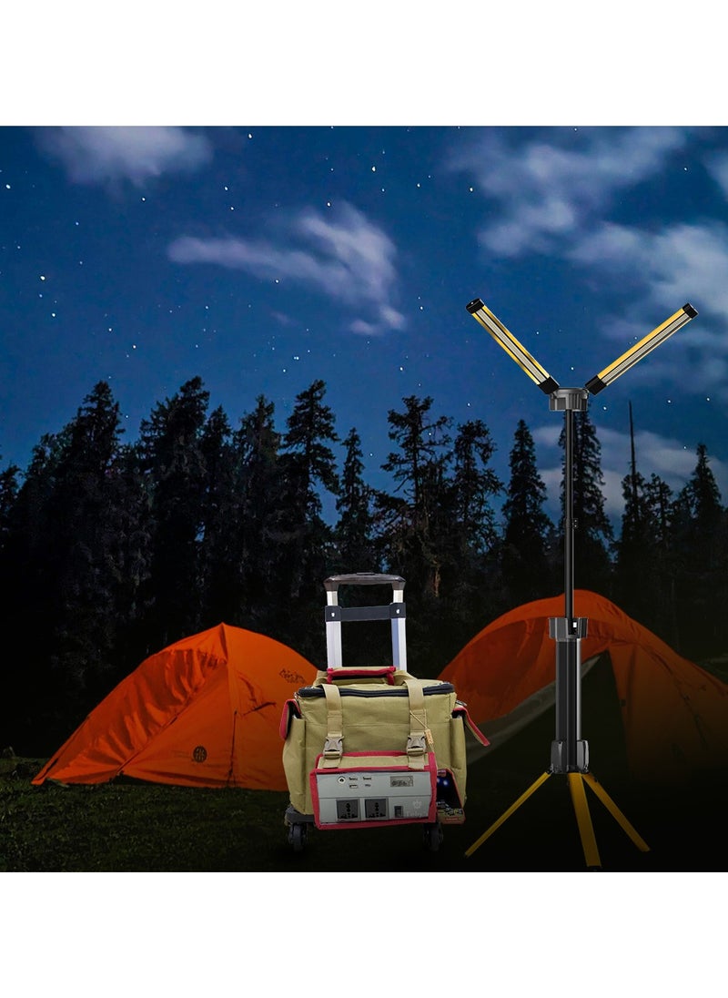 Toby's - Toby's BTY-100 Battery 80000mAh Power with trolley, Rechargeable Battery With 500Watts Power Inverter  with small lamp and COB light Best For Camping and outdoor activities - Image 1
