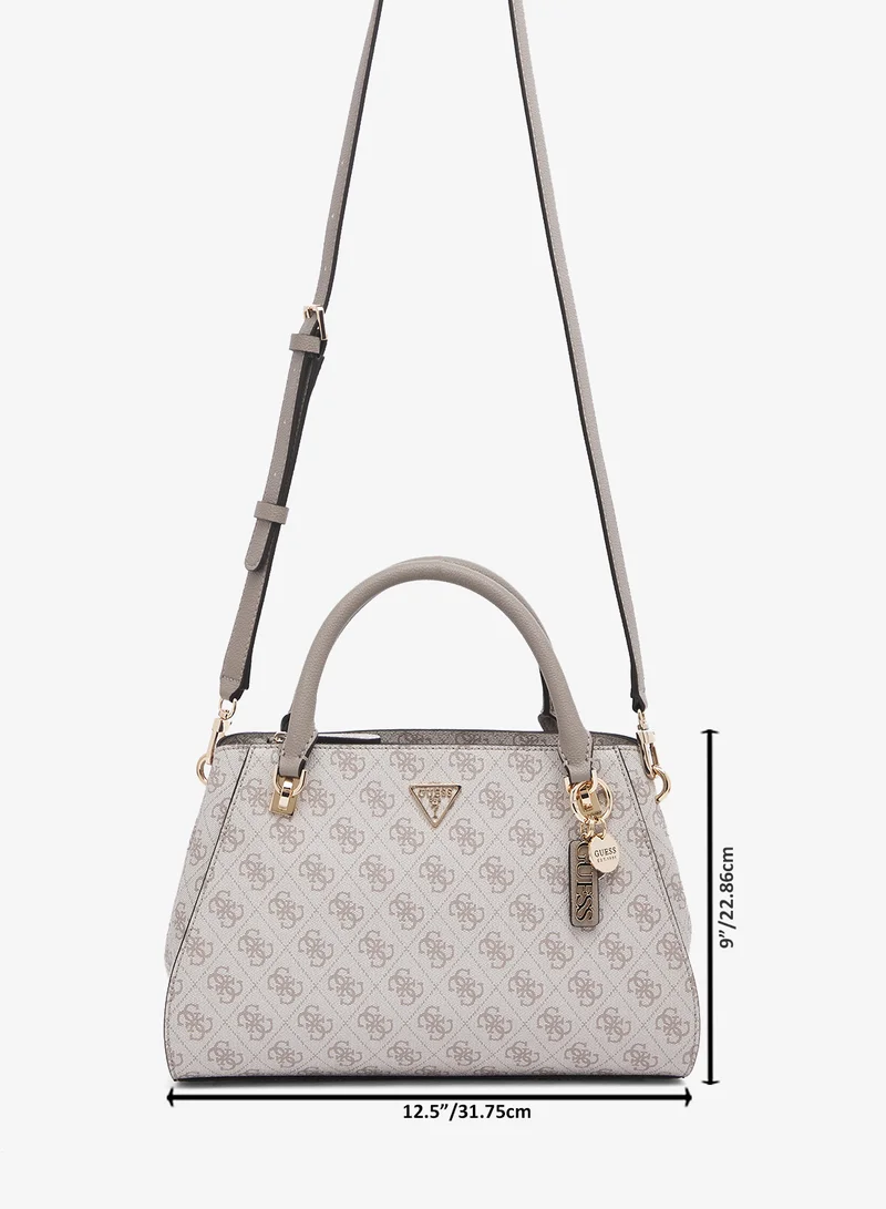 GUESS  Noelle Top Handle Logo Detail Satchel for Women | Best Price UAE