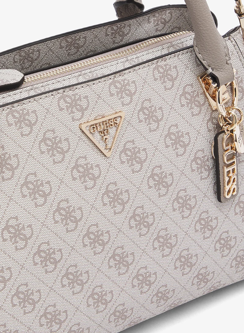 GUESS  Noelle Top Handle Logo Detail Satchel for Women | Best Price UAE
