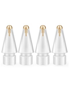 Y&D Full Clear Replacement Tip Compatible with Apple Pencil Upgraded Durable for 1st/2nd Generation (4-Pack)  - Image 1