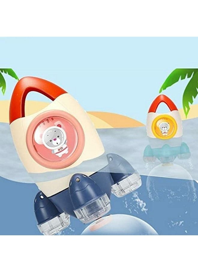 Cordova Baby water Toy Rocket Rotating Water Spray Bathing Toys Safe ABS Baby Pool Bathroom Squirt Pool Beach Bath Time Fountain Toys for Toddlers Kids  - Image 3