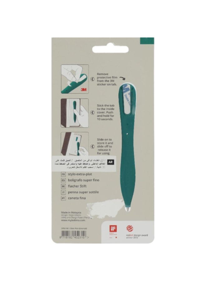 bobino Slim Dry Ink Pen Blue Ink Color Medium Ballpoint - Image 3