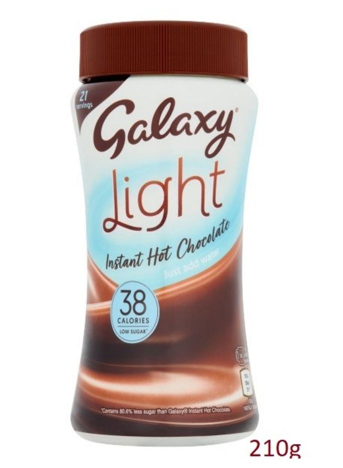 Galaxy Light Instant Hot Chocolate Powder 210g