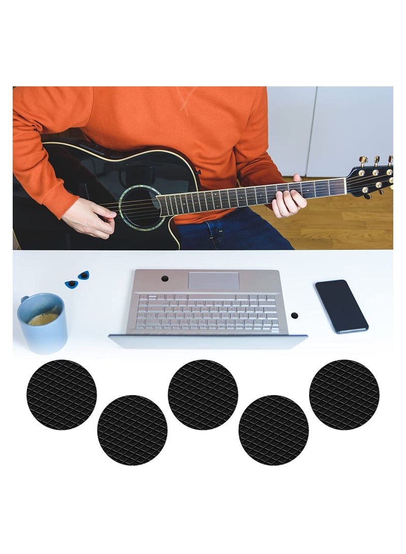 SYOSI Grips, Picker Grip Stop Dropping Your Guitar Picks Grips Help You Hold Guitar Picks Tightly Self Adhesive Guitar Picks Grips for Guitar Picks 20 Pack Only Grips - Image 4