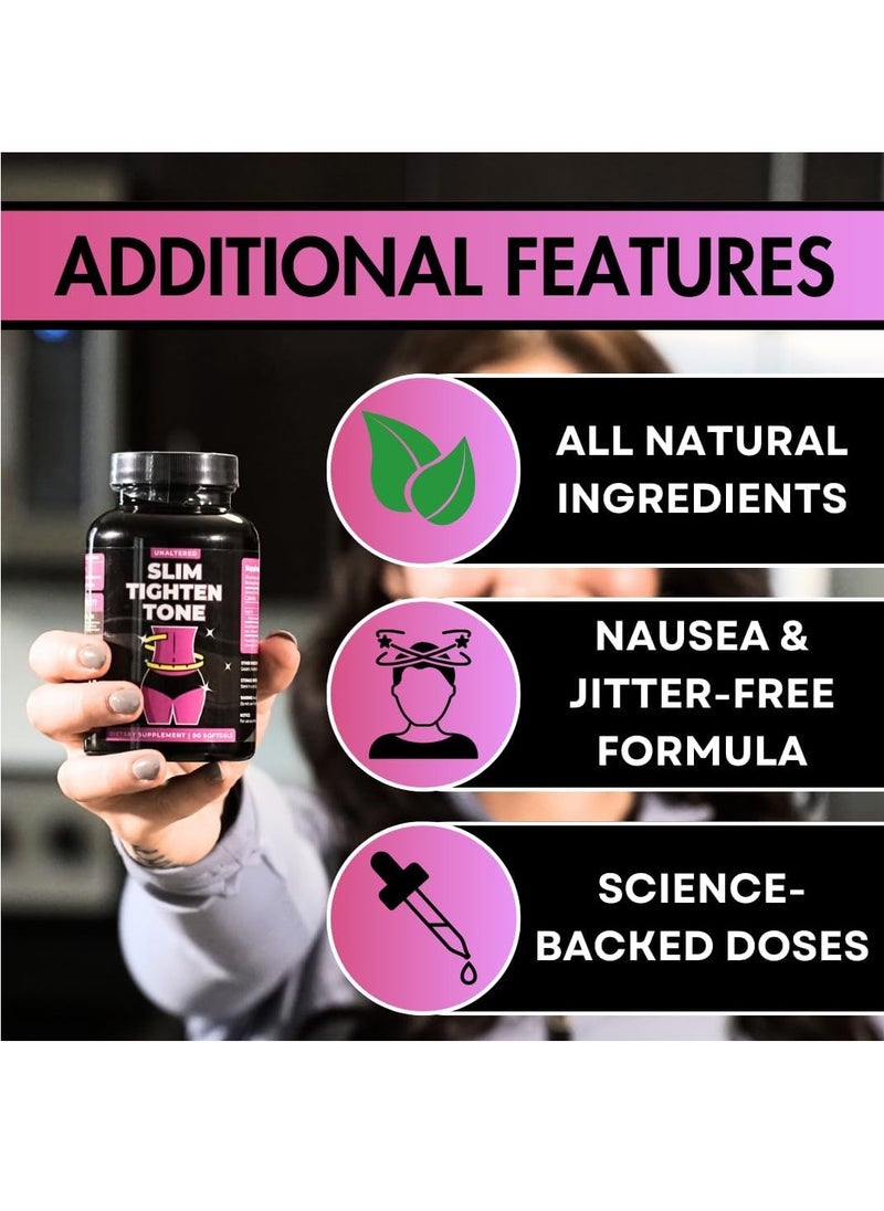 UNALTERED - Belly Fat Burner for Women - 90 Softgels - Image 1