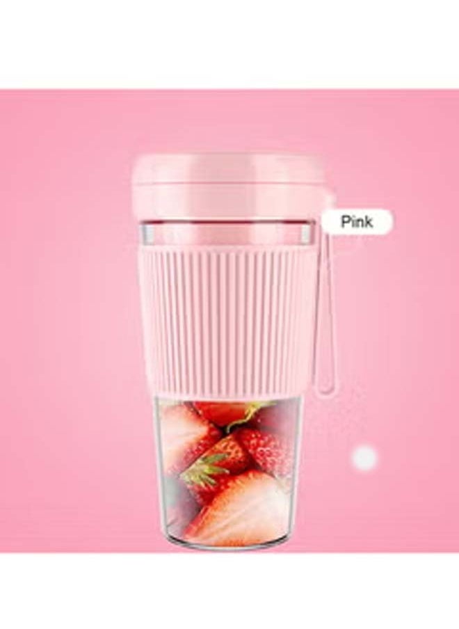 Generic - Mini Portable Electric USB Rechargeable Juicer Blender Machine 0.0 L H35041P-KM Pink - Image 1