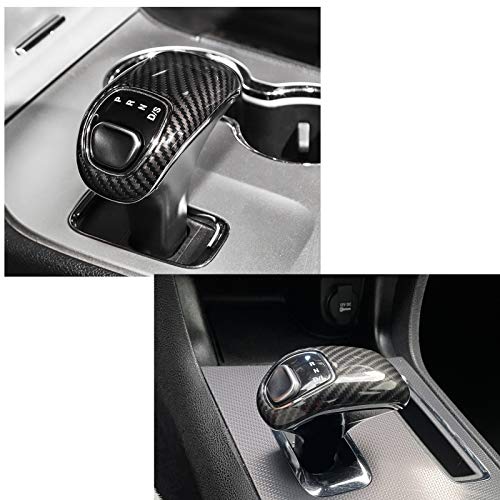Tocatus Gear Shift Knob Trim Shifter Cap for 2014 2015 Jeep Grand Cherokee, for 2012-2014 Chrysler 300C, ABS Carbon Fiber 1PC - Image 3