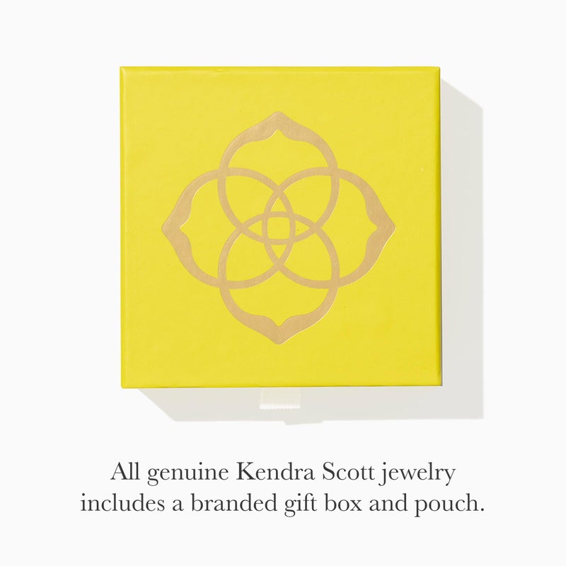 Kendra Scott Tatum Short Pendant Necklace in Light Blue Mix, 14k Gold-Plated Brass, Fashion Jewelry for Women - Image 4