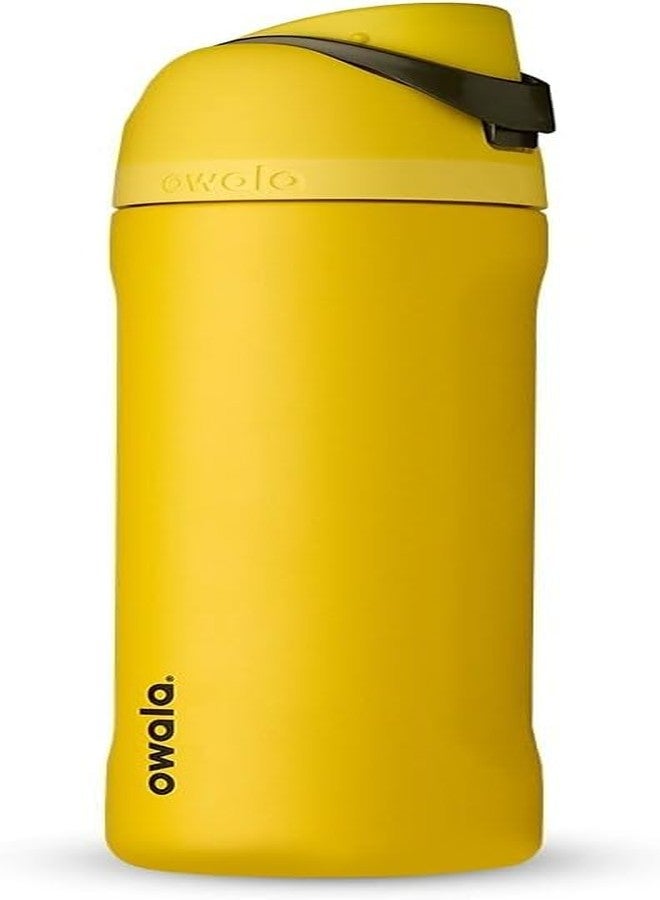 Owala Harry Potter FreeSip Insulated Stainless Steel Water Bottle with Straw, BPA-Free Sports Water Bottle, Great for Travel, 24 oz, Hufflepuff - Image 4
