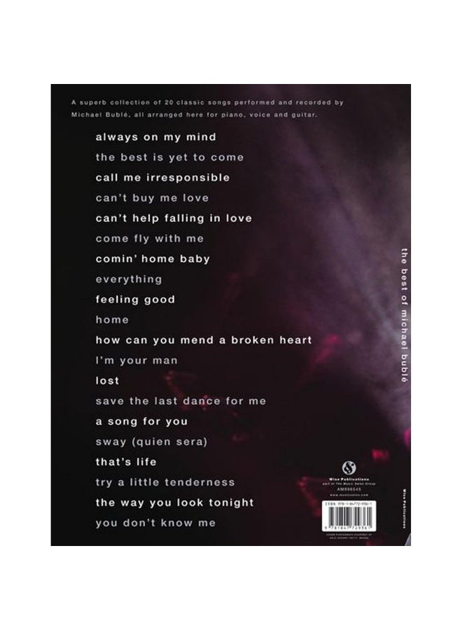The Best of Michael Buble: Specially Arranged for Piano, Voice Guitar - 20 Songs from 4 Albums  - Image 2