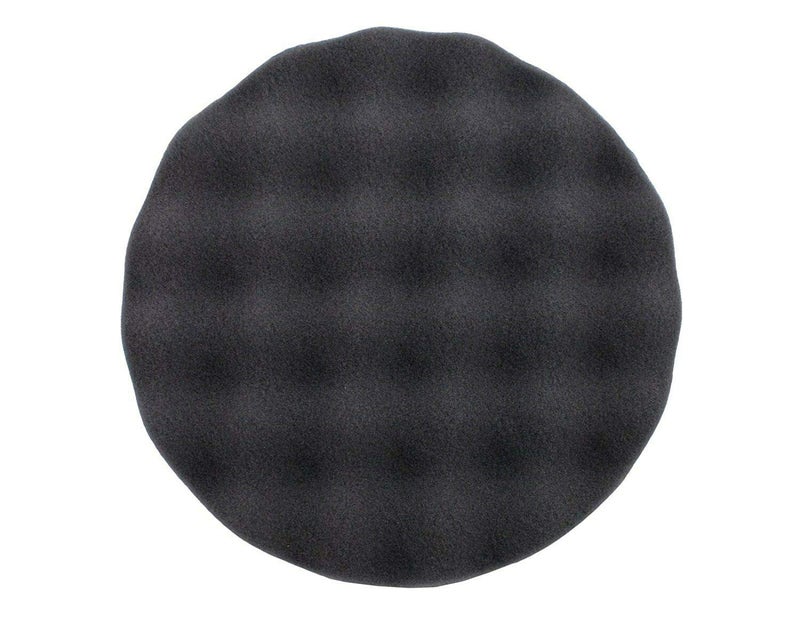 Waffle Foam Superior Pad Black Buffing Foam Pad for Polishing,Wax Etc. (5" Inch)