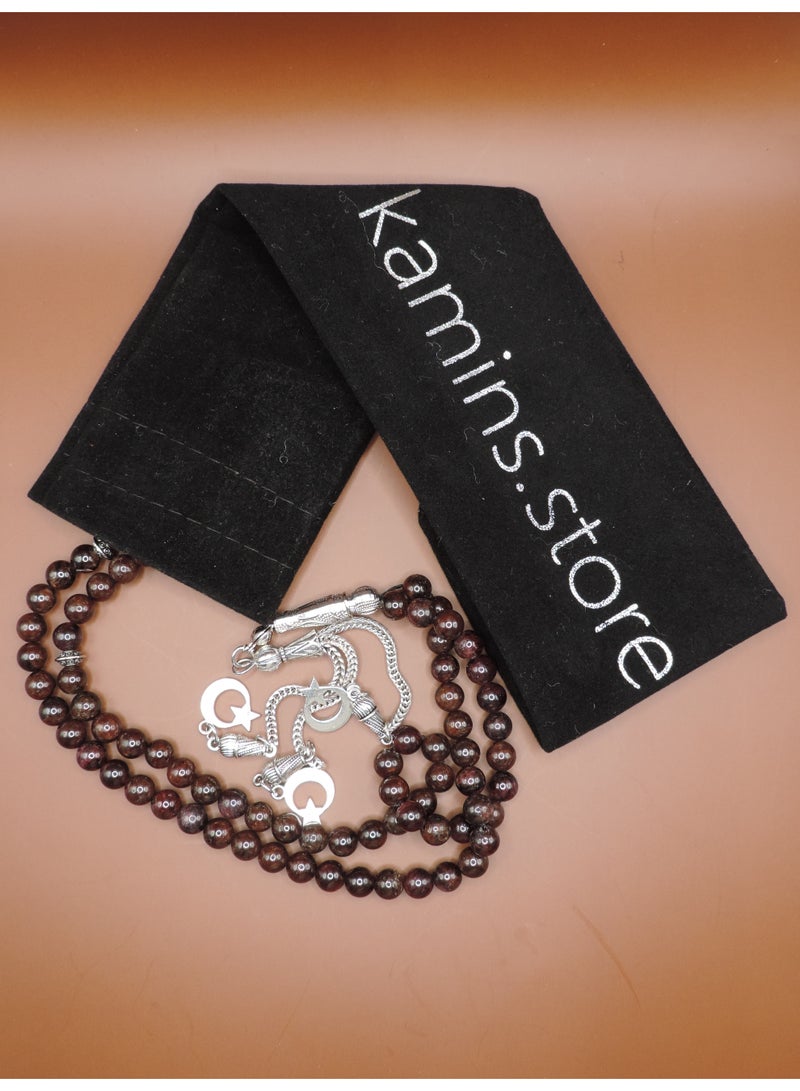 Kamins Collection Garnet Stone Tasbih - Image 1