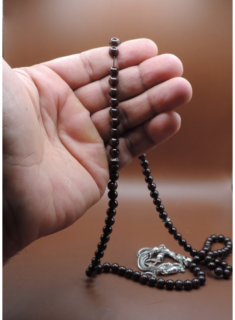 Kamins Collection Garnet Stone Tasbih - Image 4