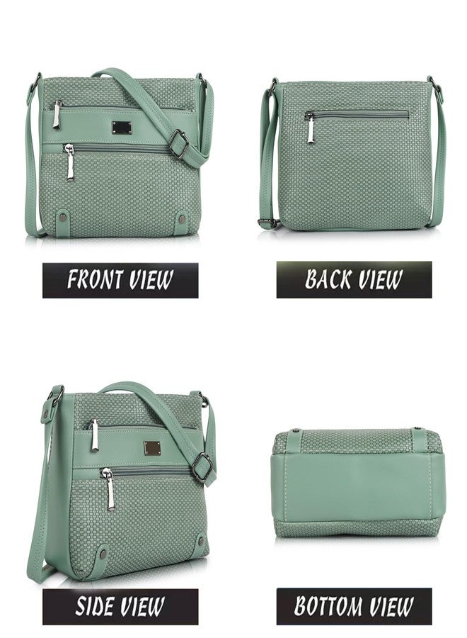 NORVE Synthetic Leather Casual Unique Trendy Crossbody Simple Design Sling Bag Purse For Women - Image 4