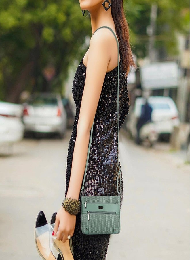 NORVE Synthetic Leather Casual Unique Trendy Crossbody Simple Design Sling Bag Purse For Women - Image 3
