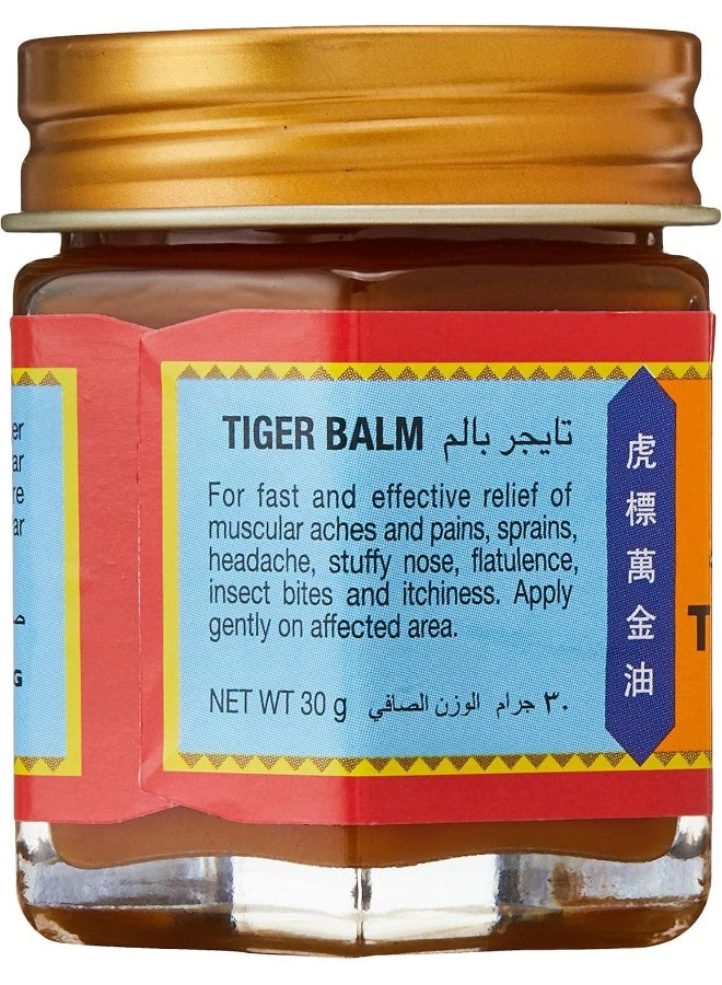 Tiger Balm مرهم تايجر بالسم الأحمر 30 جرام - Image 3