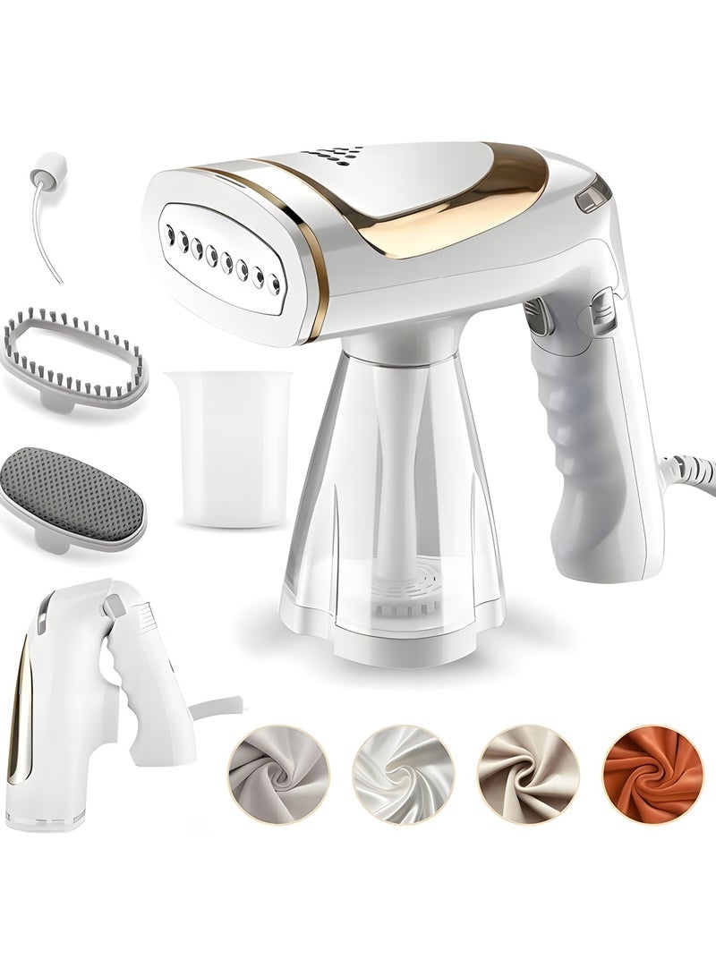 Handheld Steamer for Clothes, 1600W Clothes Steamer with 250ml Large Detachable Water Tank, 30 Second Fast Heat-up, Auto-Off Garment Steamers Fabric Wrinkle Remover for Travel u0026 Home - Image 1