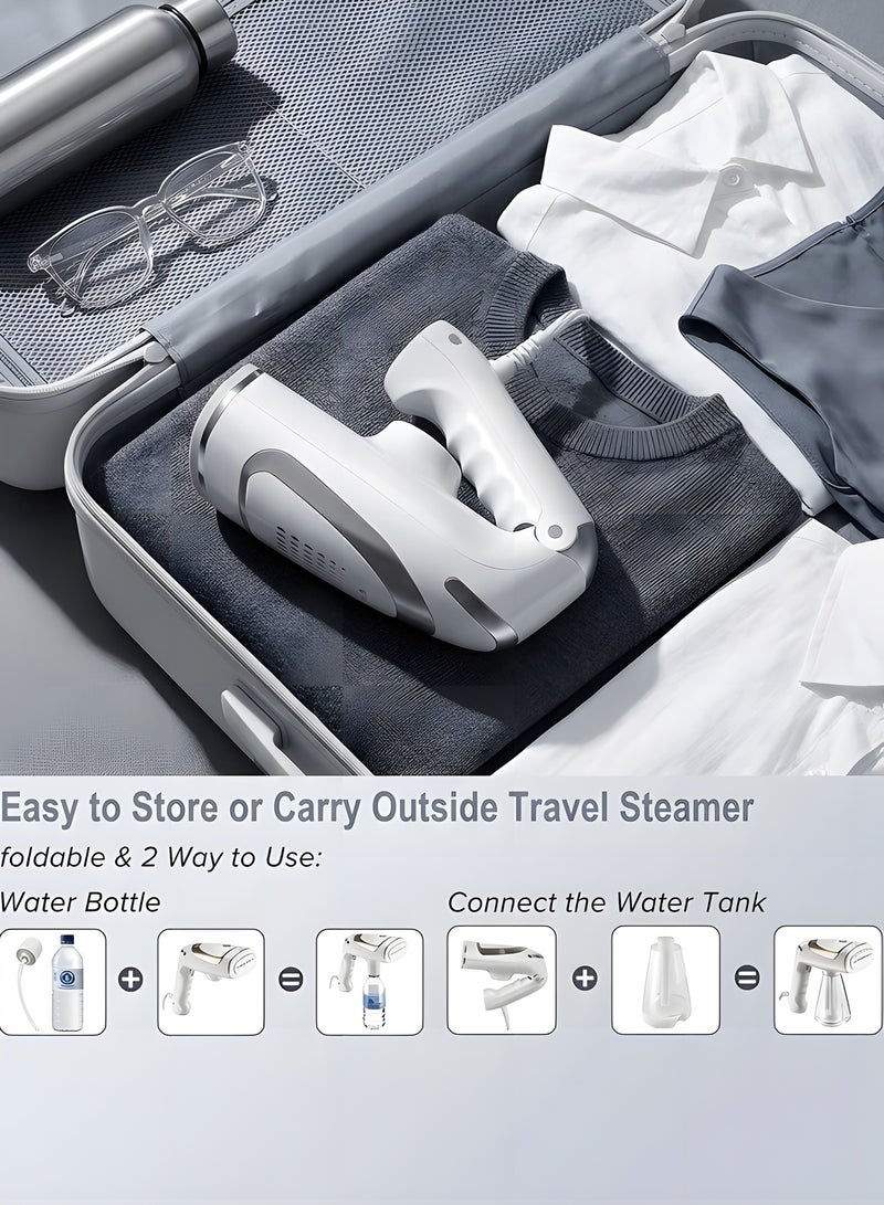 Handheld Steamer for Clothes, 1600W Clothes Steamer with 250ml Large Detachable Water Tank, 30 Second Fast Heat-up, Auto-Off Garment Steamers Fabric Wrinkle Remover for Travel u0026 Home - Image 5