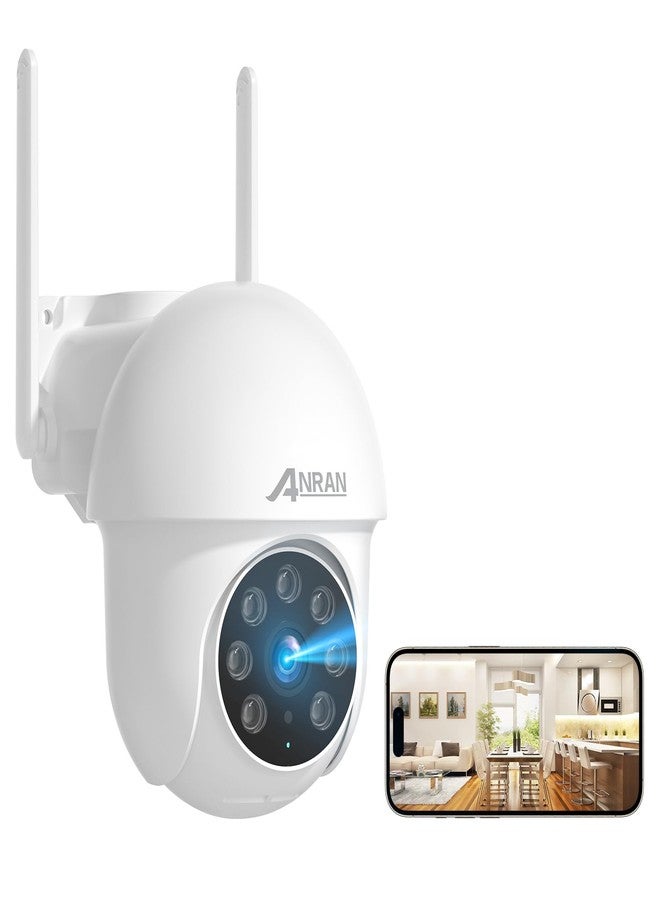 ANRAN 3K/5MP WiFi Security Camera for Home/House Outdoor: 2.4/5GHz Dual-Band, Auto-Tracking, 360° Pan-Tilt, 2-Way Audio, Full Color Night Vision, 24/7 Recording - Image 1