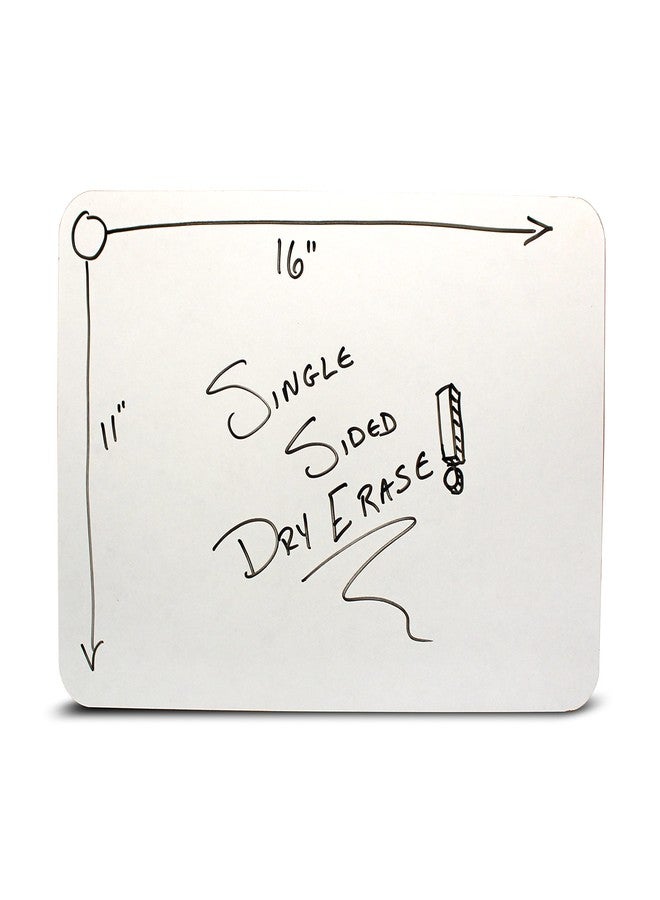 Flipside Products 11" x 16" Large Dry Erase White Boards, Classroom Pack, Single-Sided Lapboard for Class, Reusable for Group Participation - 12 Pack - Image 5