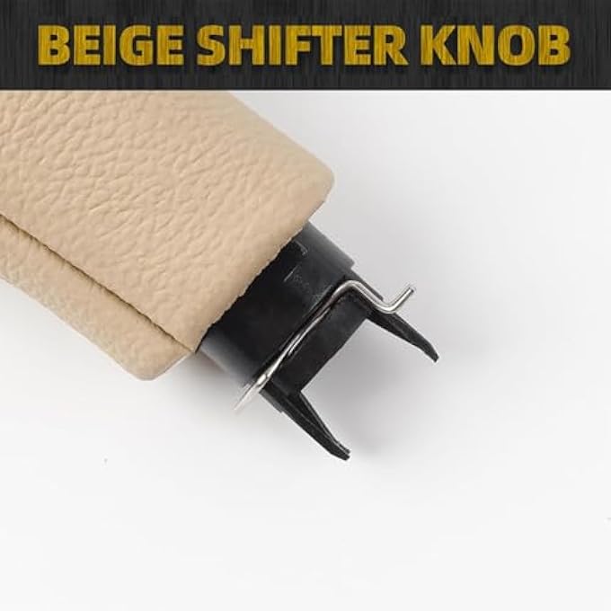 rayihni Automatic Shift Knob for 20122020 Nissan Patrol Y62 Infiniti Accessoriesfor FX35 FX37 FX50 EX25 EX35 G25 G35 G37 QX50 QX56 QX70 QX80 Leather and Synthetic Fiber Materials Brown - Image 4