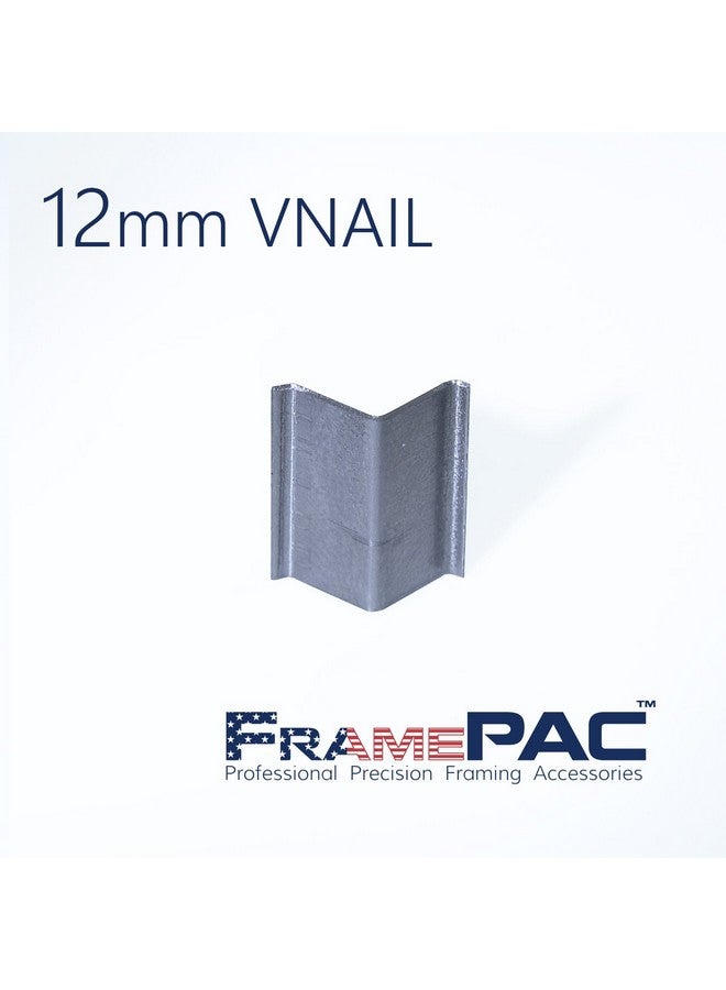 FramePac V Nails For Picture Frames Hardwood 12Mm (1/2 Inch) [400 Vnail Pack Loose] (For Use In Manual V Nailer For Picture Framing Hand V Nailer For Picture Frames Manual Picture Frame Joiner) - Image 2
