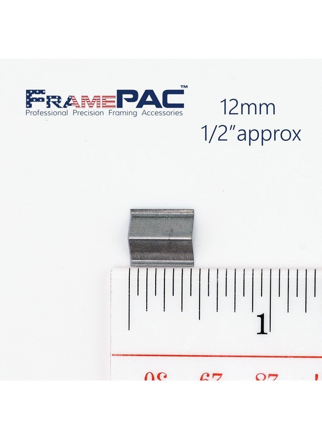 FramePac V Nails For Picture Frames Hardwood 12Mm (1/2 Inch) [400 Vnail Pack Loose] (For Use In Manual V Nailer For Picture Framing Hand V Nailer For Picture Frames Manual Picture Frame Joiner) - Image 3